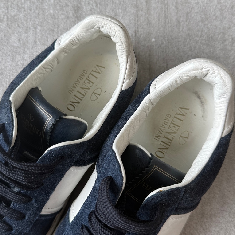 Valentino Garavani navy and white sneakers size 36 in navy and white - Picture 4 of 11
